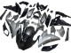 2015-2022 Silver Black Carbon Fiber Kawasaki Ninja H2 Motorcycle Fairings