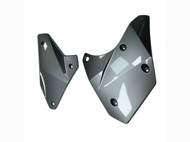 2015-2022 Silver Black Carbon Fiber Kawasaki Ninja H2 Motorcycle Fairings