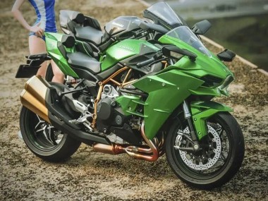 2015-2022 Green Kawasaki Ninja H2 Motorcycle Fairings