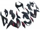 2015-2016 Glossy Black Red Silver Kawasaki Z250/Z300 Motorcycle Fairings