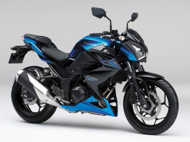 2015-2016 Blue Matte Black Kawasaki Z250/Z300 Motorcycle Fairings