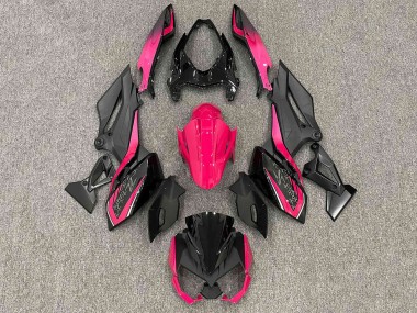 2018-2024 Matte Black Bright Pink Kawasaki Z400 Motorcycle Fairings
