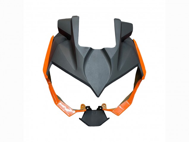 2018-2024 Orange Glossy Black Kawasaki Z400 Motorcycle Fairings