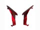 2018-2024 Candy Red Glossy Black Kawasaki Z400 Motorcycle Fairings