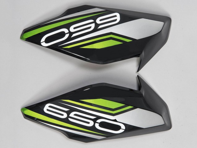 2017-2019 Black Green Silver Kawasaki Ninja Z650 Motorcycle Fairings