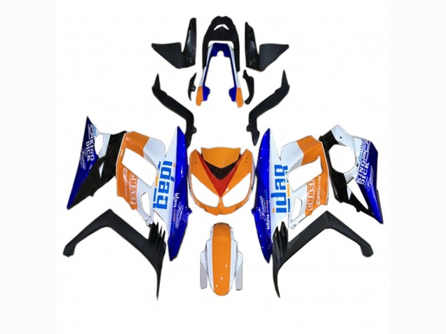 2010-2016 Orange White Blue Black Kawasaki Z1000SX Motorcycle Fairings