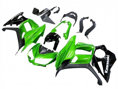 2010-2016 Glossy Black Matte Black Green Kawasaki Z1000SX Motorcycle Fairings