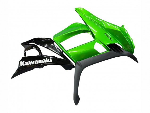 2010-2016 Glossy Black Matte Black Green Kawasaki Z1000SX Motorcycle Fairings