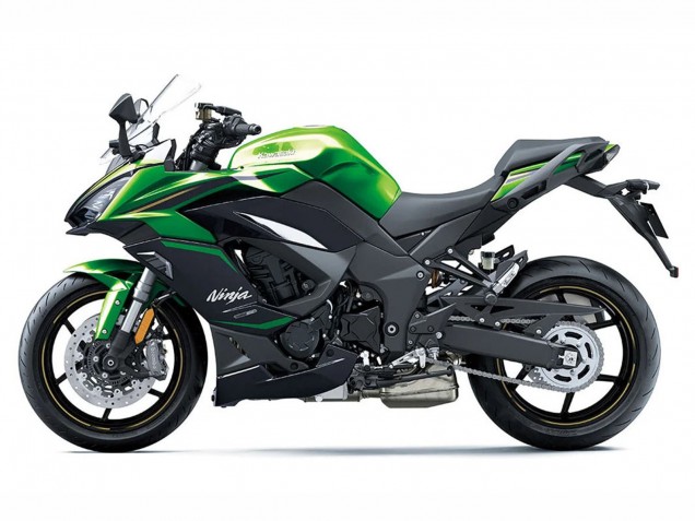 2020-2025 Black Green Ninja Kawasaki Z1000SX Motorcycle Fairings