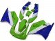 1989-1990 Green White Blue Kawasaki ZXR250 Motorcycle Fairings