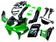 1998-2003 Green Black Monster Elf Kawasaki ZZR600 Motorcycle Fairings
