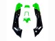 1998-2003 Green Black Monster Elf Kawasaki ZZR600 Motorcycle Fairings
