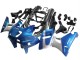 1993-2007 Blue Silver Black Kawasaki ZZR400 Motorcycle Fairings