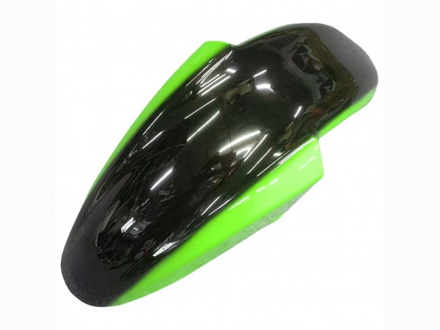 1993-2007 Green Glossy Black Flame Kawasaki ZZR400 Motorcycle Fairings