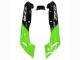 1993-2007 Green Glossy Black Flame Kawasaki ZZR400 Motorcycle Fairings