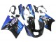 1990-1992 Blue Glossy Black Kawasaki ZZR1100 Motorcycle Fairings