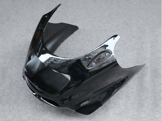 1993-2003 Glossy Black Kawasaki ZZR1100 Motorcycle Fairing