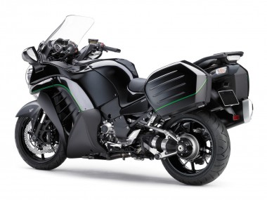 2007-2009 Matte Black Green Line Kawasaki GTR1400/ZG1400 Motorcycle Fairings