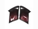 2007-2009 Maroon Red Black Kawasaki GTR1400/ZG1400 Motorcycle Fairings