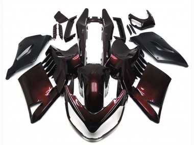 2007-2009 Maroon Red Black Kawasaki GTR1400/ZG1400 Motorcycle Fairings