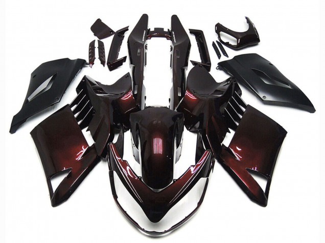 2007-2009 Maroon Red Black Kawasaki GTR1400/ZG1400 Motorcycle Fairings