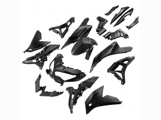 2022-2025 Matte Black Kawasaki Versys 650 Motorcycle Fairings