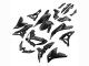 2022-2025 Matte Black Kawasaki Versys 650 Motorcycle Fairings