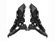 2022-2025 Matte Black Kawasaki Versys 650 Motorcycle Fairings