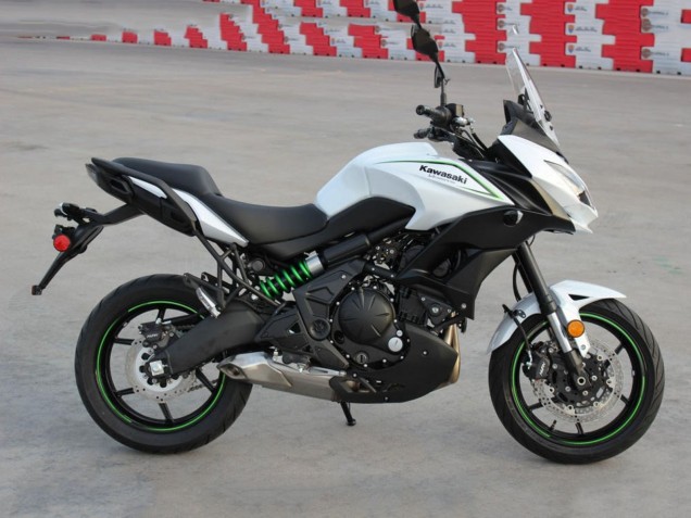 2015-2021 White Kawasaki Versys 650 Motorcycle Fairings