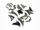 2022-2025 Dark Green Black Kawasaki Versys 650 Motorcycle Fairings