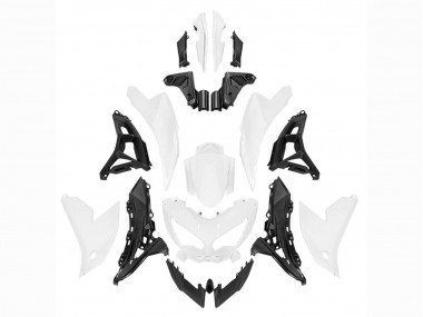 2021-2024 White Kawasaki Versys 650 Motorcycle Fairings