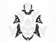 2022-2025 White Kawasaki Versys 650 Motorcycle Fairings