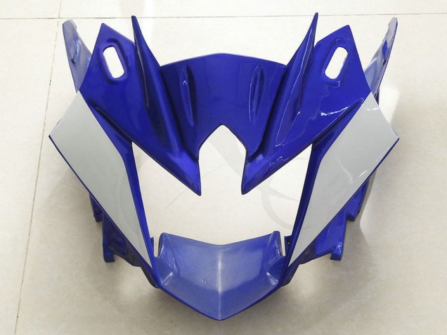2009-2015 Blue White Yamaha FZ6R Motorcycle Fairing