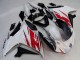 2009-2015 White Red Black Yamaha FZ6R Motorcycle Fairings