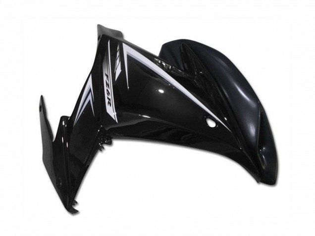 2009-2015 Glossy Black White Yamaha FZ6R Motorcycle Fairings