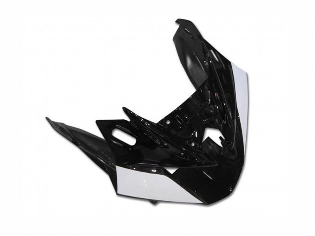 2009-2015 Glossy Black White Yamaha FZ6R Motorcycle Fairings