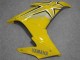 2009-2015 Yellow Black Yamaha FZ6R Motorcycle Fairings