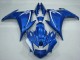 2009-2015 Blue White Yamaha FZ6R Motorcycle Fairings