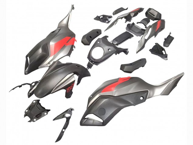 2012-2017 Grey Red Yamaha MT07/FZ07 Motorcycle Fairings
