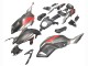2012-2017 Grey Red Yamaha MT07/FZ07 Motorcycle Fairings