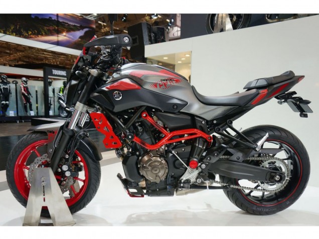 2012-2017 Grey Red Yamaha MT07/FZ07 Motorcycle Fairings