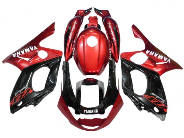 1996-2007 Red Black Silver Yamaha YZF600R Thundercat Motorcycle Fairings