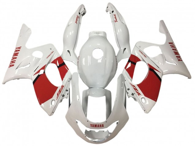 1996-2007 White Red Yamaha YZF600R Thundercat Motorcycle Fairings