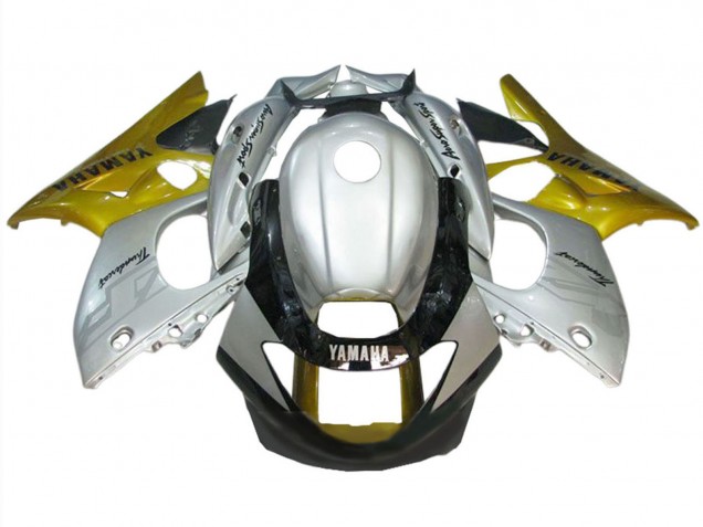 1996-2007 Silver Gold Glossy Black Yamaha YZF600R Thundercat Motorcycle Fairing
