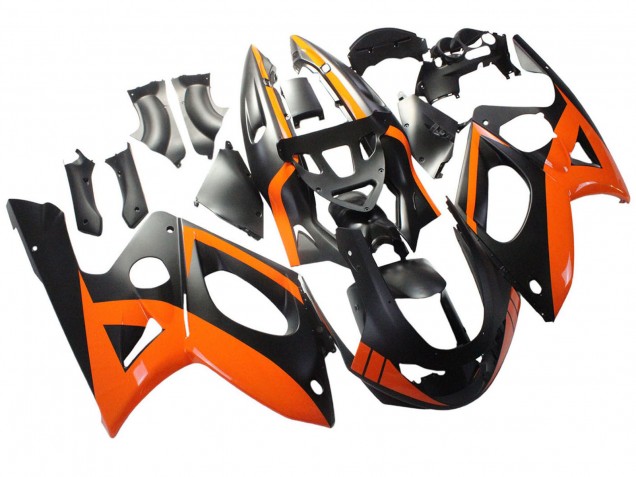 1996-2007 Black Orange Yamaha YZF600R Thundercat Motorcycle Fairings