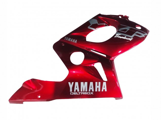 1996-2007 Red White Thunderace Yamaha YZF600R Thundercat Motorcycle Fairings