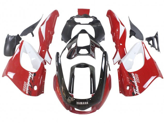 1997-2007 Red Black White Thunderace Yamaha YZF 1000R Thunderace Motorcycle Fairing Kits