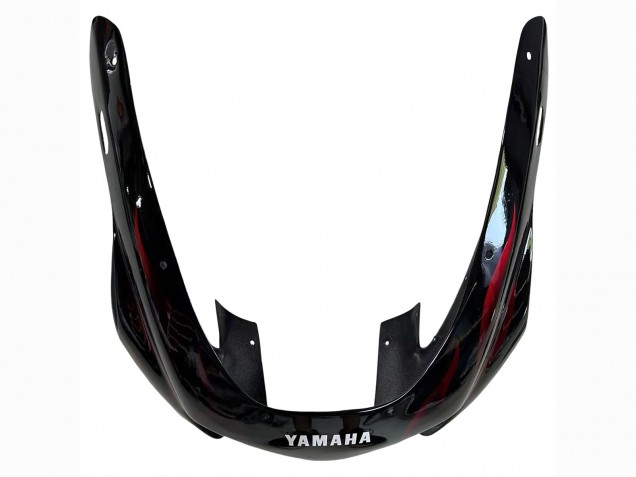 1997-2007 Black with Dark Red Flame Yamaha YZF 1000R Thunderace Motorcycle Fairings