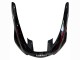 1997-2007 Black with Dark Red Flame Yamaha YZF 1000R Thunderace Motorcycle Fairings