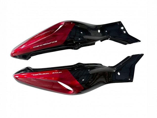 1997-2007 Black with Red Flame Yamaha YZF 1000R Thunderace Motorcycle Fairing Kits